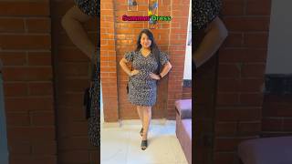 Women printed black dress from flipkart 👍👌😍 | Mene order ki ye wali dress ❣️🥰 #shorts #ytshorts