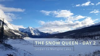 WINTER RUNNING JASPER to MALIGNE LAKE | SNOW QUEEN ULTRA Part 2 | ULTRA RUNNING | Canadian ROCKIES