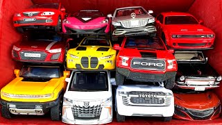 A Box Full of Audi R8, BMW M8, Hummer EV, HongQi Car, Ford Raptor, Dodge Challenger, McLaren 720s