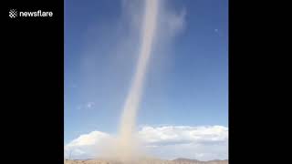 Short clip of magnificent twister in Urah