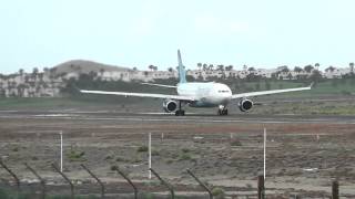 Thomas Cook Scandinavia / A330-300 [OY-VKH] takeoff Tenerife-South [TFS] 20.04.2014