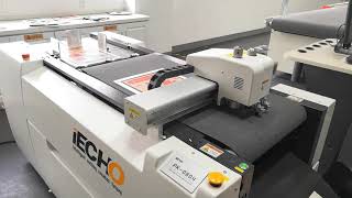 PVC foam cutting on Hitech Heavy duty digital die cutter