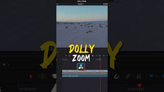 Dolly zoom effect in DaVinci Resolve