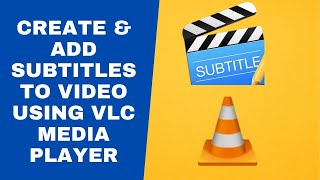 How to create/add subtitle to video using VLC permanently.