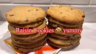 Homemade raisin cookies 🍪 yummy snack! #genelyskitchen