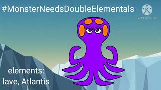 my #MonsterNeedsDoubleElementals entry