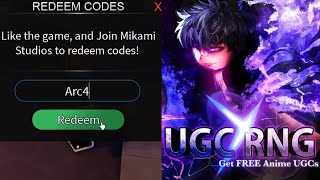 UGC RNG, Roblox, 1 SECRET CODE, ALL WORKING CODES