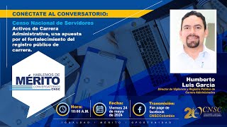 Conversatorio Hablemos del Mérito: Censo Nacional de Servidores Activos de Carrera Administrativa