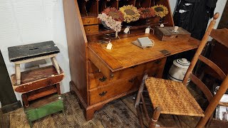 Filling My Antique Shop with Primitives from Springfield Extravaganza 2023 and other Thrift Finds!