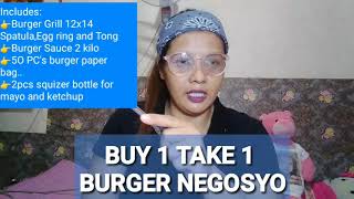 Paanu Kumita Ng P500 sa isang Araw/Negosyong Burger (available parin) Buy1take1/No Franchise fee