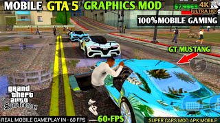 Gta san andreas mobile gta 5 graphics mod 🤨 @hdgamingpro9