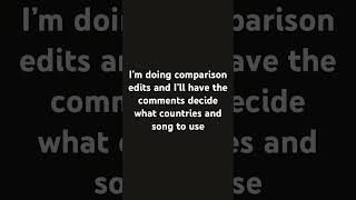 Song comparison edit series