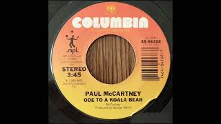 1983 - Paul McCartney - Ode To A Koala Bear(Stereo 45)