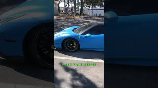 Baby Blue Ferrari Tampa Florida #shorts #ferrari #tampa