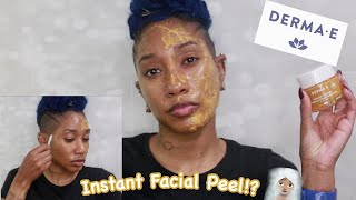 Trying The Derma E Vitamin C Instant Radiance Citrus Facial Peel! | Skincare First Impressions