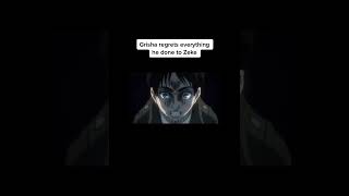 Grisha tells Zeke to stop Eren| badass anime moments #Shorts #anime #AOT