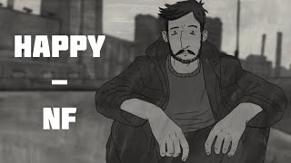 Happy - NF (Lyrics Video)