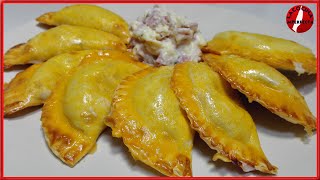 Empanadillas de Jamon York y Queso al Horno