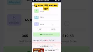 ssc cgl 2022 mains mock test😔 | day 4 #ssc #ssccgl #ssccgl2022 #students #study #shorts #viral