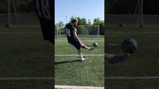 Football kicks in the hoop #football #soccer #shots #skills #kicks #футбол #reels