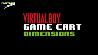 [INFO] Nintendo Virtual Boy Game Cartridge Dimensions