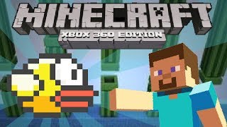 Minecraft Xbox 360 : Flappy Bird In Minecraft! Parkour Adventure Map Playthrough.