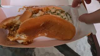 MEXICAN MAN IN MALAYSIA TRIES A&W MOZZARELLA CONEY DOG AT MID VALLEY