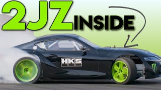 The first 2JZ SWAPPED 2020 A90 Supra details - Daigo Saito