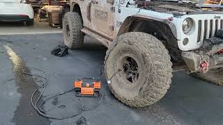 $130 air compressor faster than ARB dual piston compressor! Best $125 spent! Best Jeep Accessory