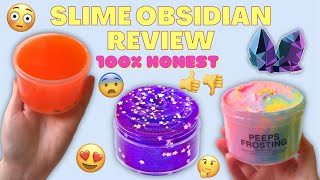 BRUTALLY HONEST FAMOUS SLIME SHOP REVIEW! - Slime Obsidian