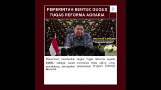 Pemerintah Gerak Cepat Lakukan Reformasi Agraria