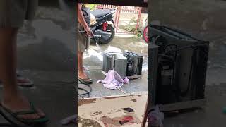 Cleaning Air conditioner #shortvideo #davaobloggers #pinoy