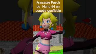 la princesse Peach de Mario Wonder en poupée gonflabe