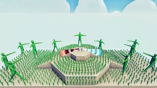 100x ZOMBIE vs 2x EVERY GOD - Totally Accurate Battle Simulator TABS