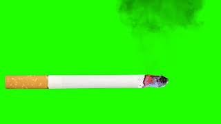 Cigarette Smoke Green Screen Effect