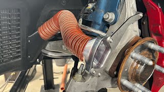 Camaro ZL11LE performance brake duct cooling install!