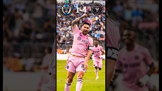 SHORT Highlights: Philadelphia Union vs. Inter Miami CF ⚽⚽  #football #highlights #shorts