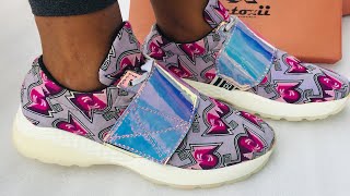 making of Ankara sneakers on Nike are sneakers sole 2019