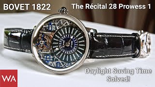 BOVET 1822 The Récital 28 Prowess 1. Solving the terrestrial time problem with a world timer...