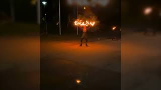 Sukkamestarit.  Juhla 25 v. Fire Show