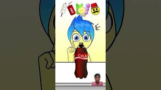 Inside out 2 Joy Mukbang #animation #memes #funny