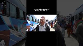 Grandfather, father and grandson 😂 #nepal #funny #viral #meme