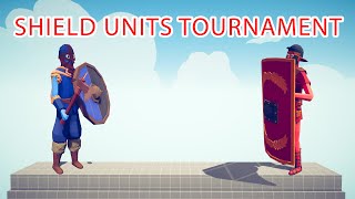 ALL SHIELD UNITS TOURNAMENT - Totally Accurate Battle Simulator TABS