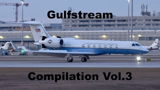 Gulfstream Biz Jet Special Compilation Vol.3 departure and arrivals G650 G600 G500 G550 C37