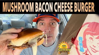 WENDY'S NEW MUSHROOM BACON CHEESE BURGER REVIEW