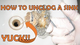 How To UNCLOG A Sink In Less Than 3 MINUTES