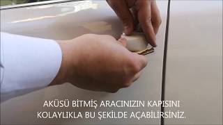 Aküsü Biten VOLKSWAGEN Aracın Kapısı Nasıl Açılır? Anahtar Yuvası Nerede?