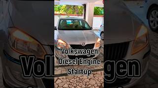 Diesel Engine Startup Volkswagen 1.6TDI Turbocharged diesel engine 1600cc #shorts #skoda #volkswagen