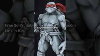 Mikey from TMNT unleashed for 3d printing. link in description. #tmnt #mikey #3dprint