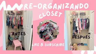 Ideas para organizar closet de niñas limpieza de primavera 2023🌸